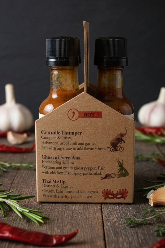Cooper's Small Batch Hot Sauce 6 pack Sampler