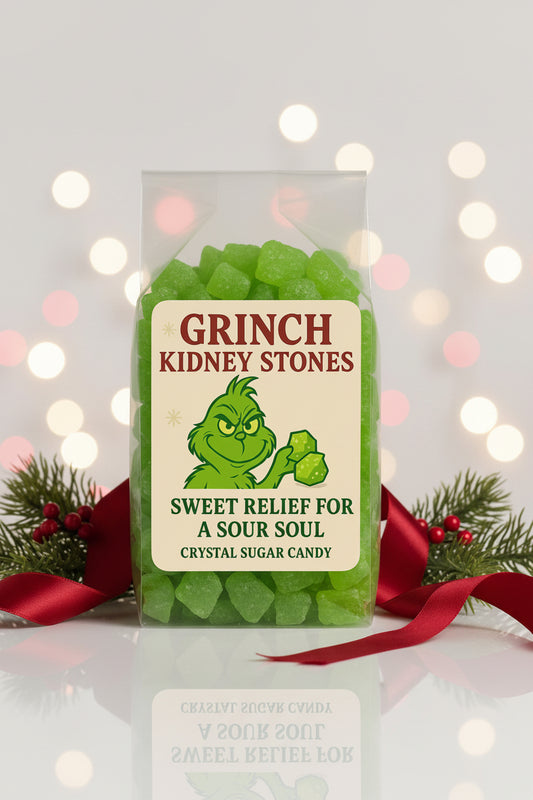 Grinch Stones - Crystal Rock Candy