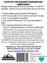 Load image into Gallery viewer, Pancake Mix, Great At Any Altitude - Taste Of The Rockies