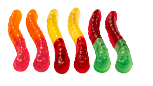 Natural Flavor Mini Gummy Worms
