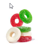 Sweet Treat Wreaths - Gummy Christmas O's