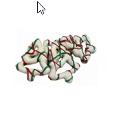 Tinsel Twists - Christmas Tree Yogurt Pretzels