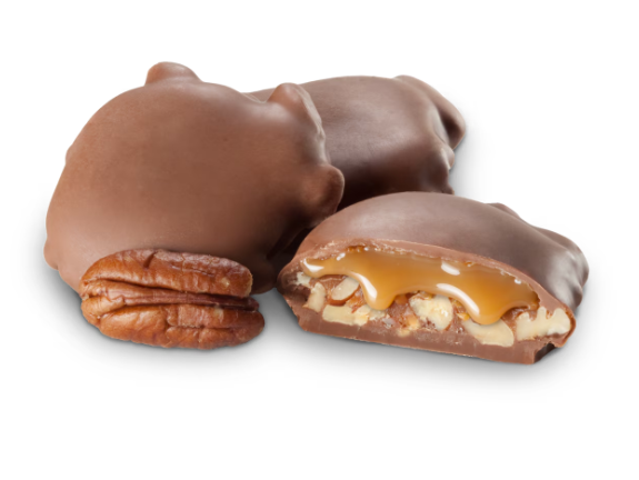 Milk Chocolate Caramel Pecan Turtles