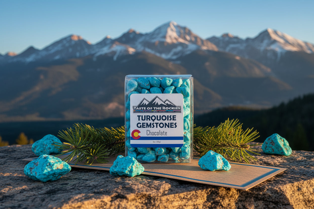 Turquoise Rocks - Chocolate Rocks