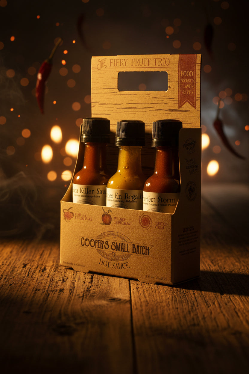 Cooper's Small Batch Hot Sauce Samplers