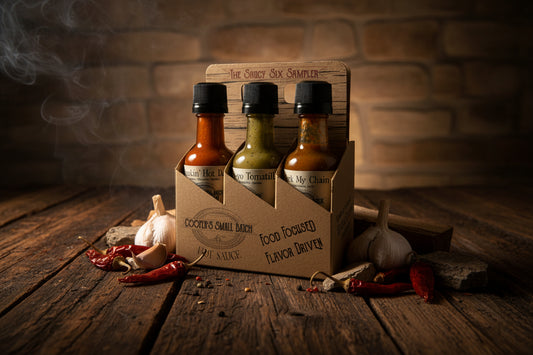 Cooper's Small Batch Hot Sauce 6 pack Sampler
