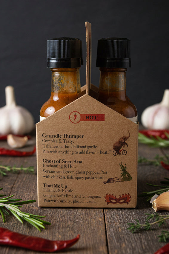 Cooper's Small Batch Hot Sauce Samplers