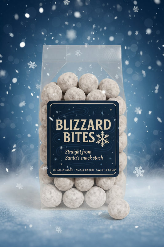 Blizzard Bites - Dusted Milk Chocolate Praline Peanut