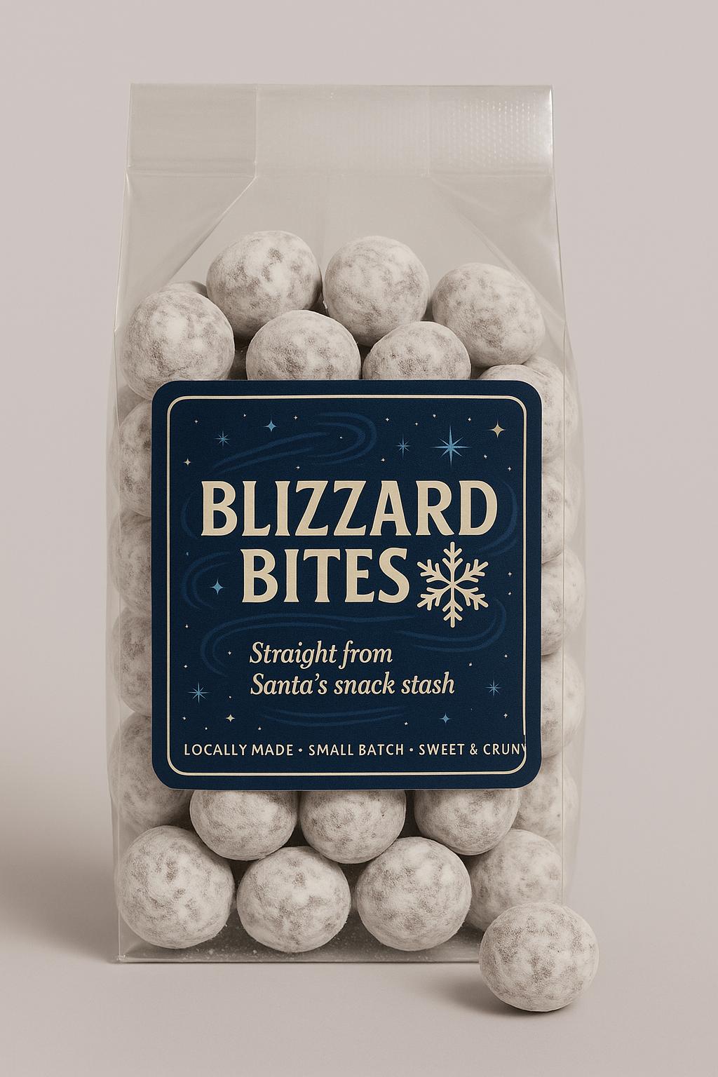 Blizzard Bites - Dusted Milk Chocolate Praline Peanut