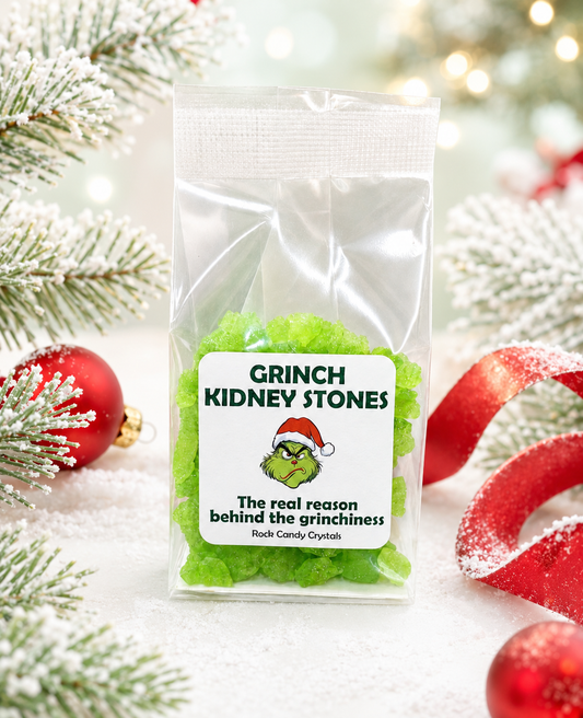 Grinch Stones - Crystal Rock Candy