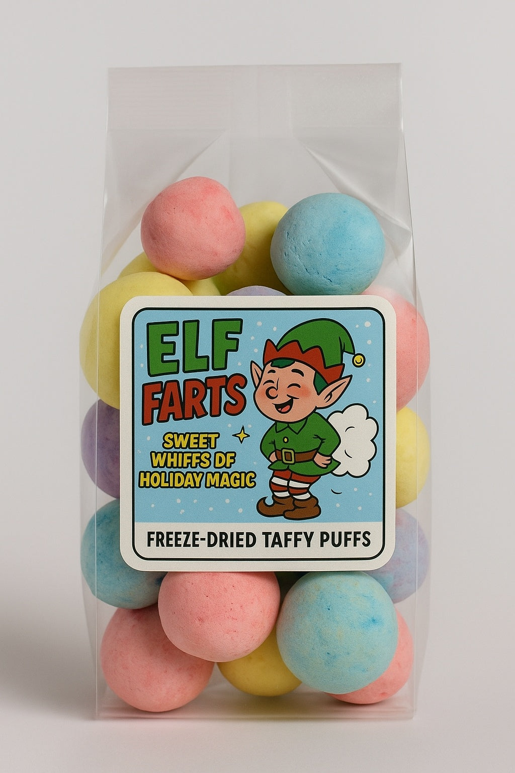 Elf Farts - Freeze Dreid Taffy Puffs