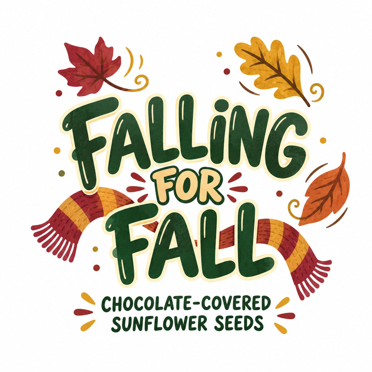 Fall Mix Chocolate Covered Sunflower Seeds