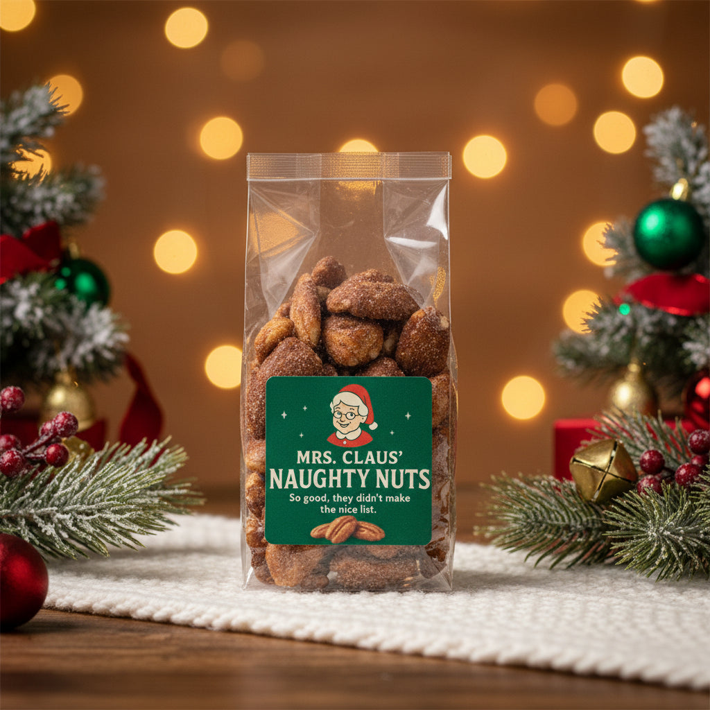Mrs Claus Naughty Nuts- Praline Pecans