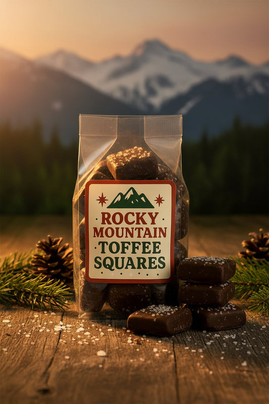 Rocky Mountain Toffee Squares - Dark and Milk