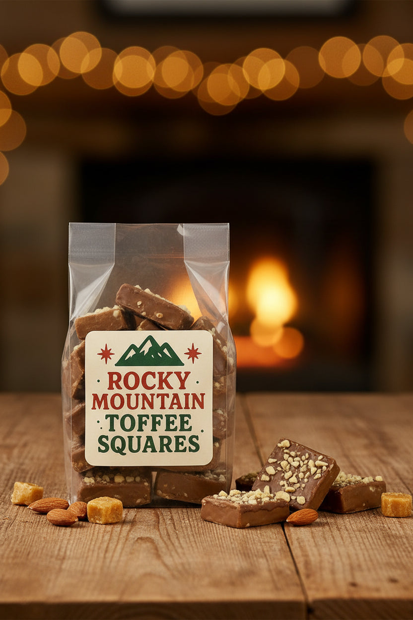 Rocky Mountain Toffee Squares - Dark and Milk