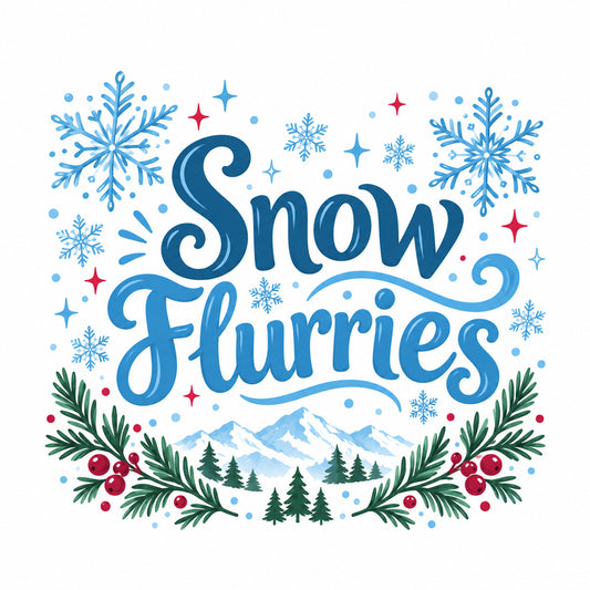 Snow Flurries - Gummy snowflakes