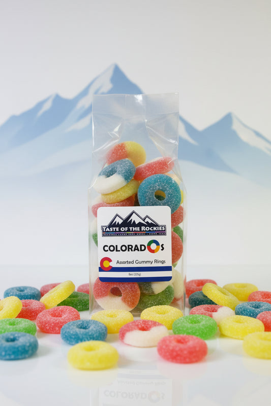 Colorado "O"s – Gummy Rings – Assorted Fruit Flavors | Soft & Chewy Bulk Gummy Candy