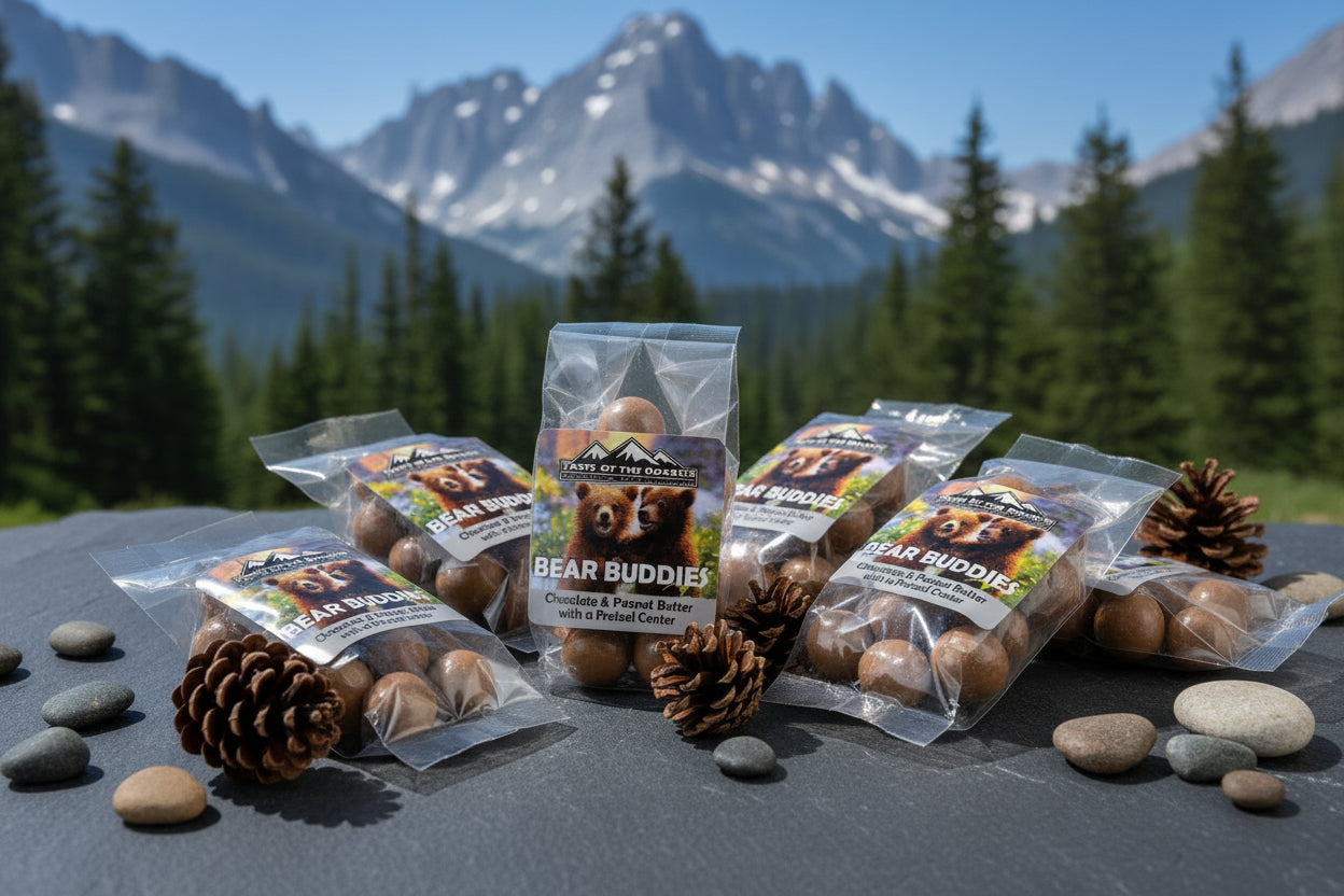Milk Chocolate Peanut Butter Pretzel Snack Bites - Bear Buddies