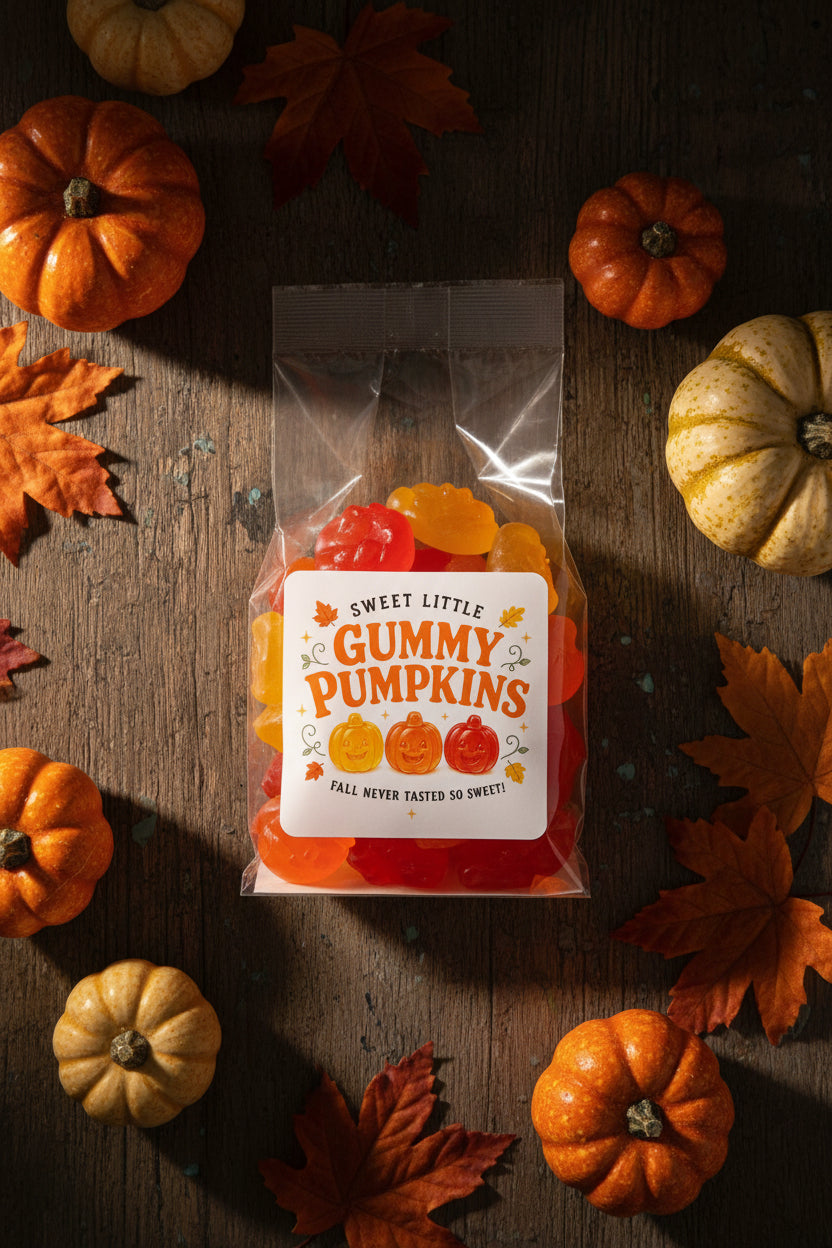 Fall Gummy Pumpkins