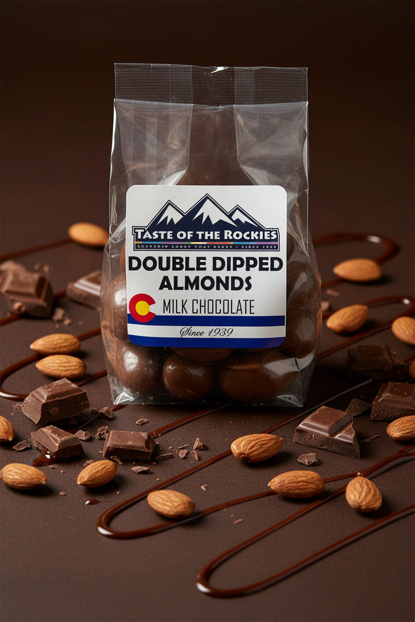 Chocolate Covered Almonds- Double Dipped
