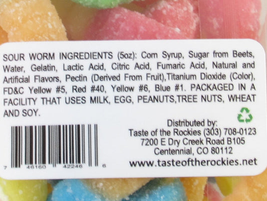 Sour Gummy Worms