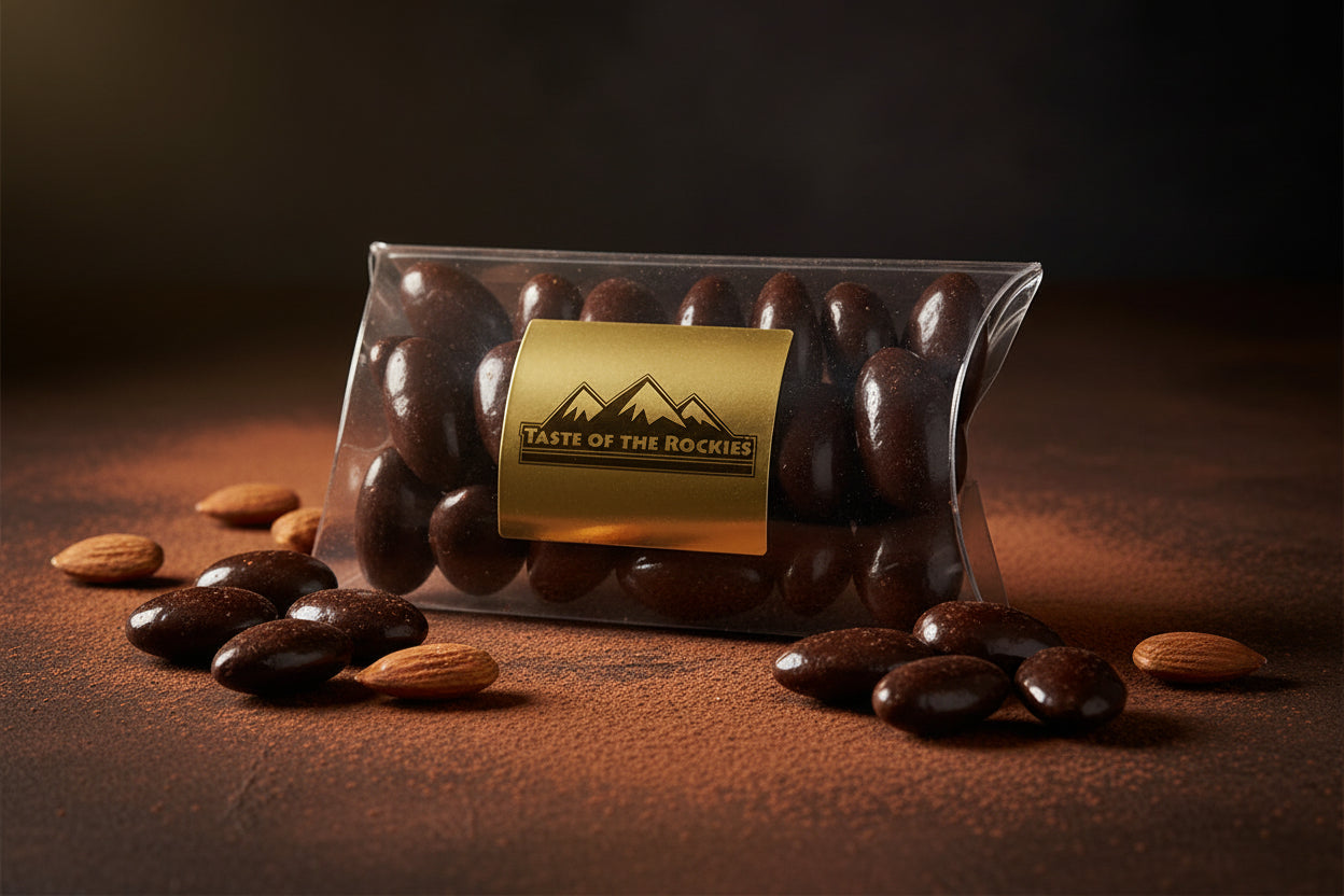 Dark Chocolate Almonds - Taste Of The Rockies