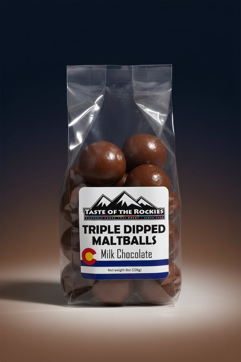 Triple Dipped Chocolate Malt Balls- Milk ,Dark and Mix