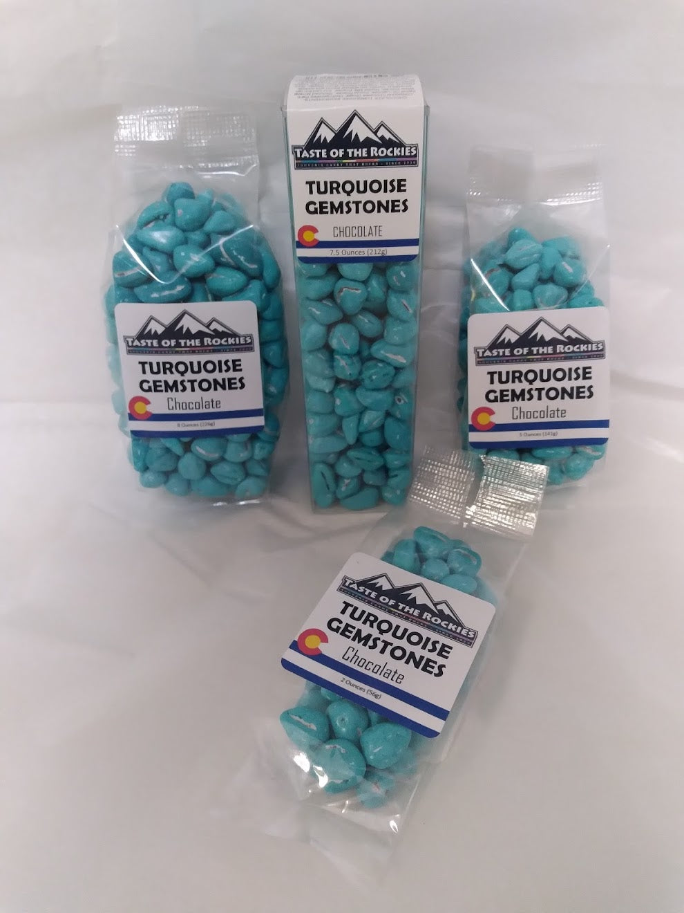 Chocolate Rocks – Small Turquoise – Cake Connection
