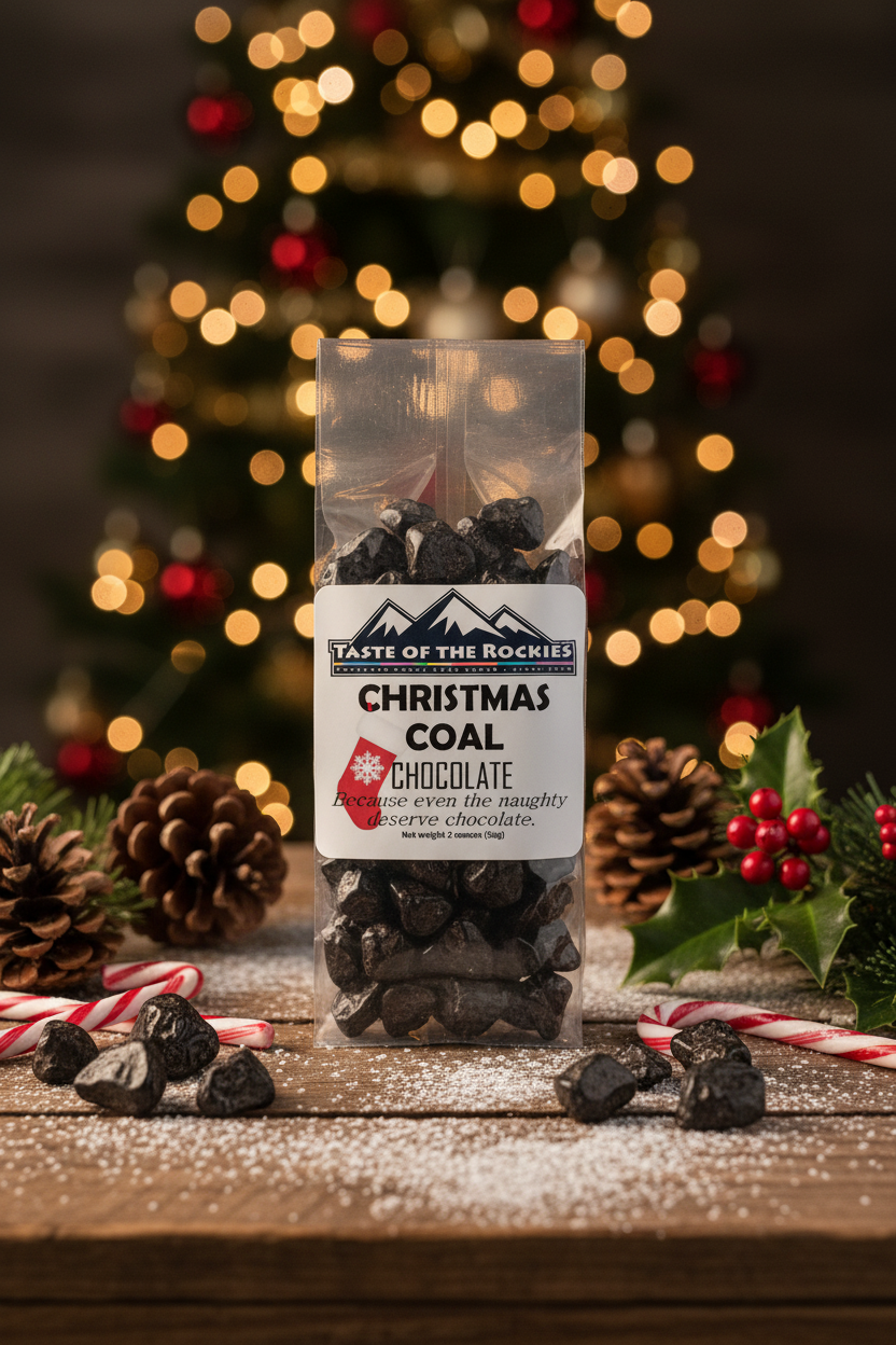 Chocolate Christmas Coal - Taste Of The Rockies
