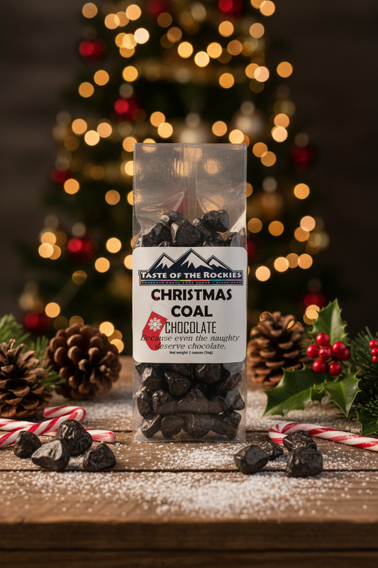 Chocolate Christmas Coal - Taste Of The Rockies