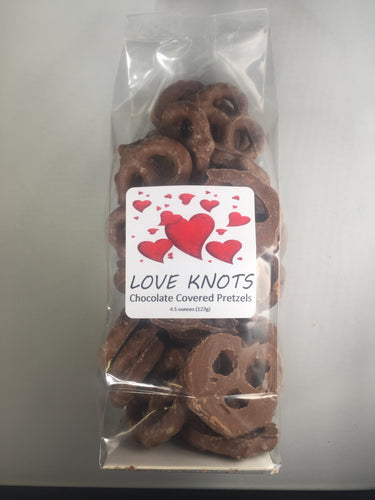 Love Knots Chocolate Pretzels - Taste Of The Rockies